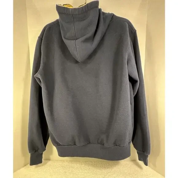 NASA Johnson Space Center Logo Hoodie Hooded Sweatshirt Navy Blue Large - Picture 2 of 12